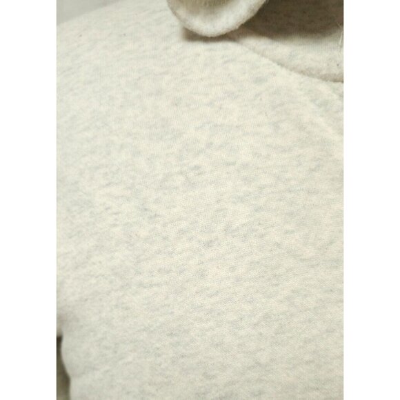 North River Outfitters Womens Grey Medium Fleece Button Sweatshirt Hoodie - Picture 4 of 11